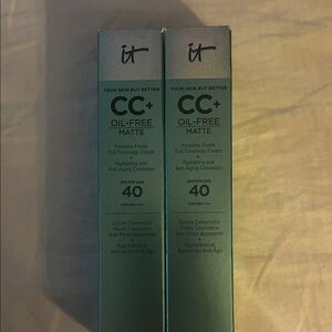 IT Cosmetics CC+ Natural Matte Foundation - Rich Honey(bundle of 2)